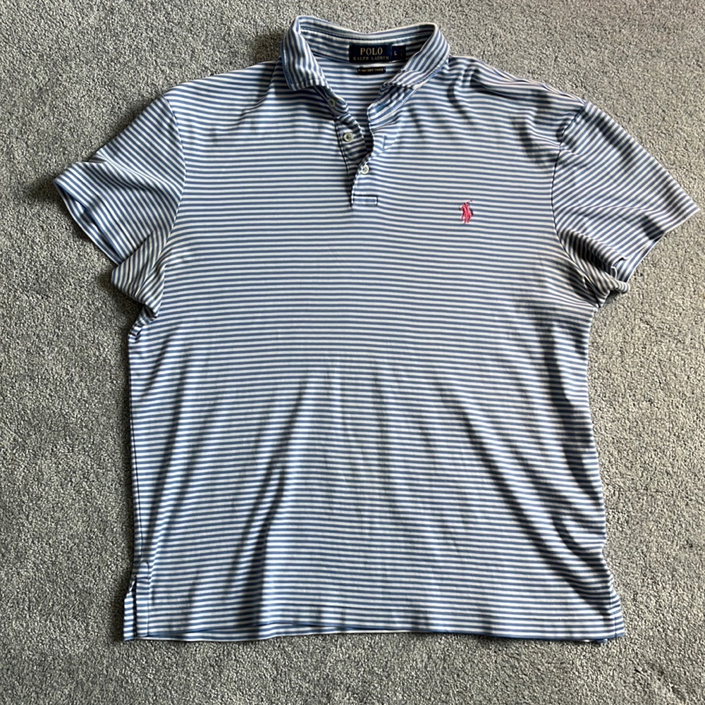 5/$25- Polo Ralph Lauren striped polo